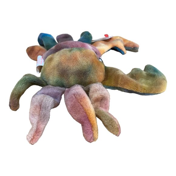 Ty Beanie Baby Claude The Crab Plush Toy Multicolor Retired Collectible 1996 - Picture 2 of 10